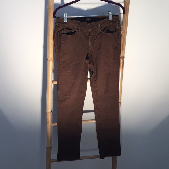 Loft Brown Corduroy size 26 - Picture 2 of 7
